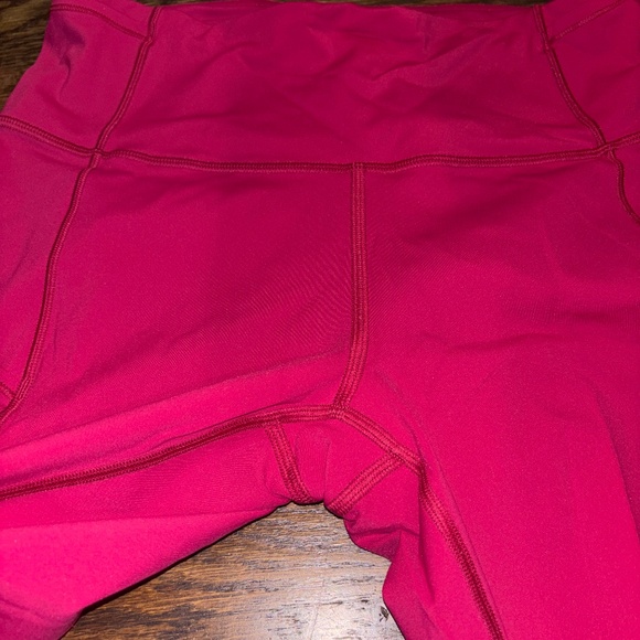 Red/Maroon Fast & Free Leggings - Picture 2 of 5